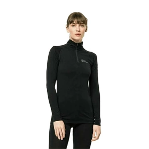 Koszulka ALPSPITZE WOOL LONGSLEEVE HALF ZIP WOMEN