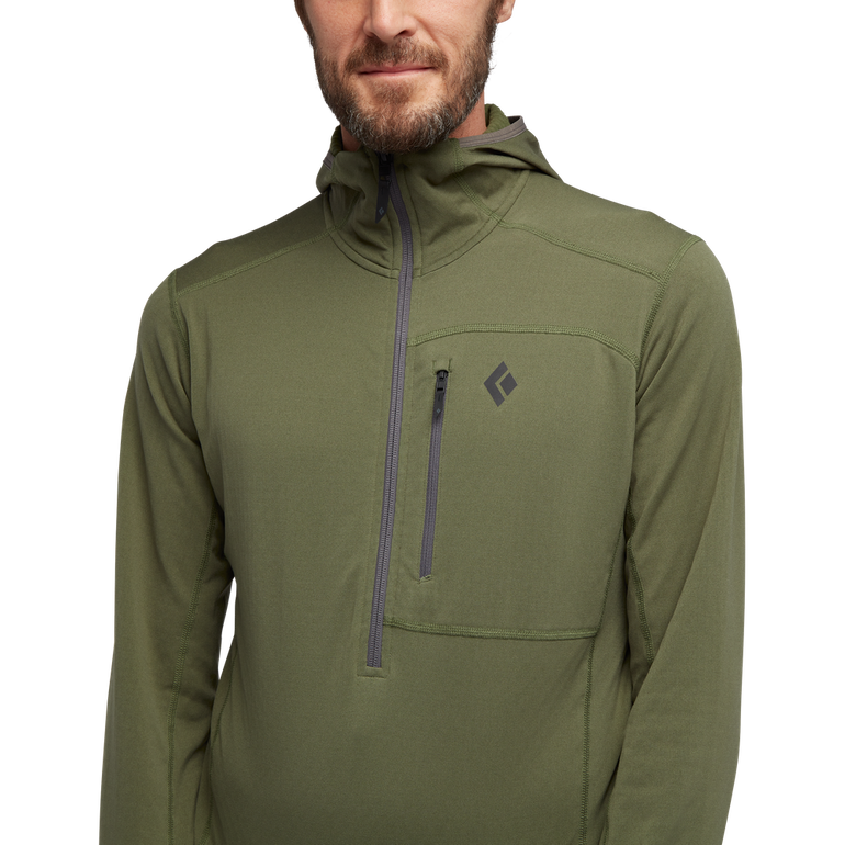 Bluza COEFFICIENT QUARTER ZIP FLEECE HOODY