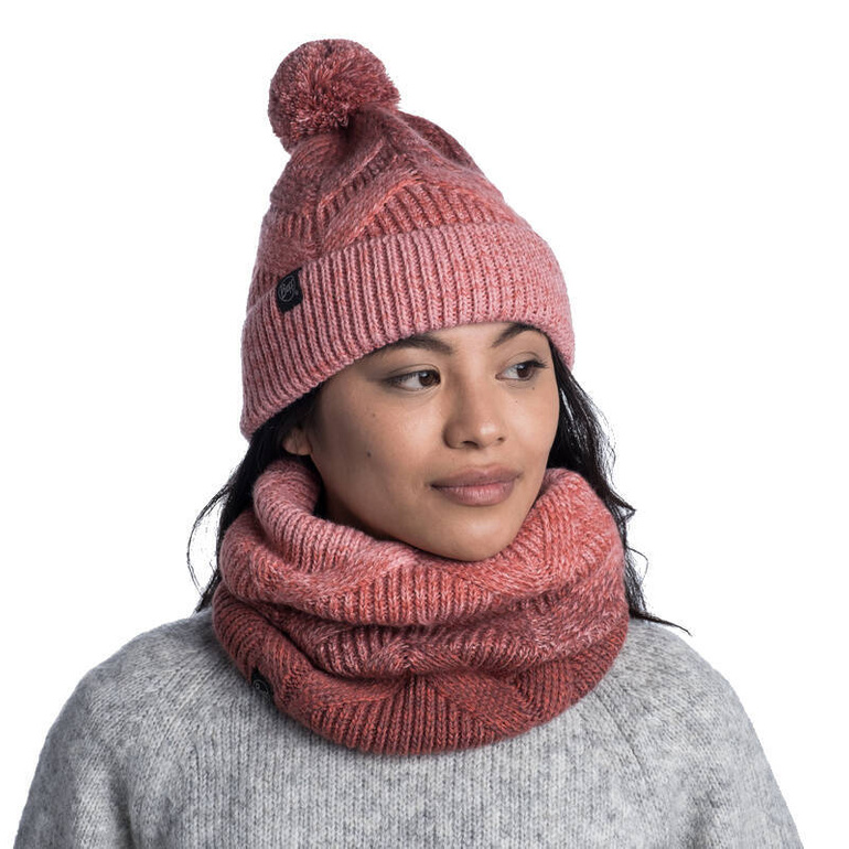 Czapka KNITTED & FLEECE HAT MASHA