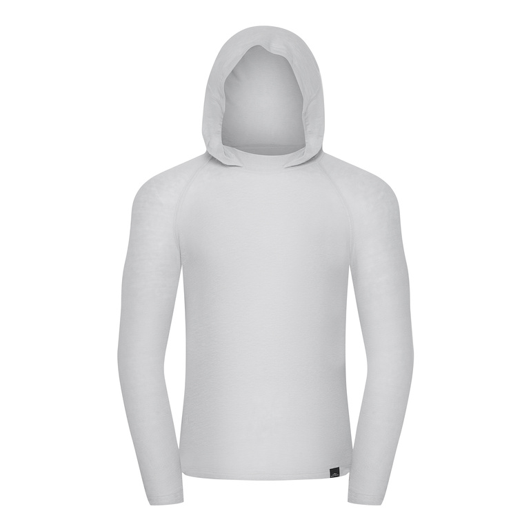 Koszulka z lnem CHILO HOODED LONGSLEEVE MEN