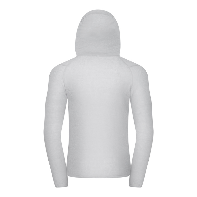 Koszulka z lnem CHILO HOODED LONGSLEEVE MEN